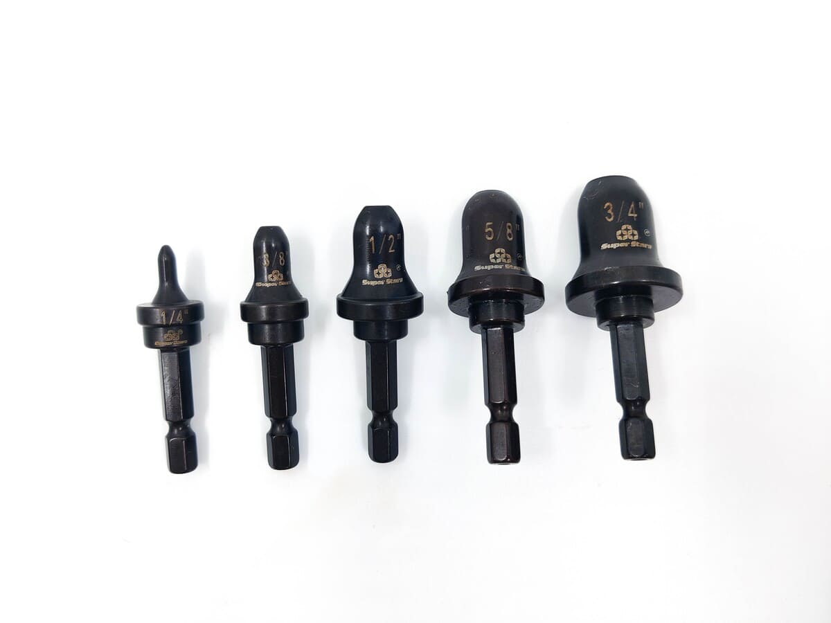 Super Stars ST-E900F - 1/4", 3/8", 1/2", 5/8", 3/4" набор насадок для развальцовки трубы
