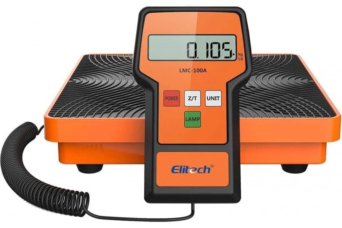 Весы электронные Elitech LMC-100A+, до 100 кг (в кейсе)