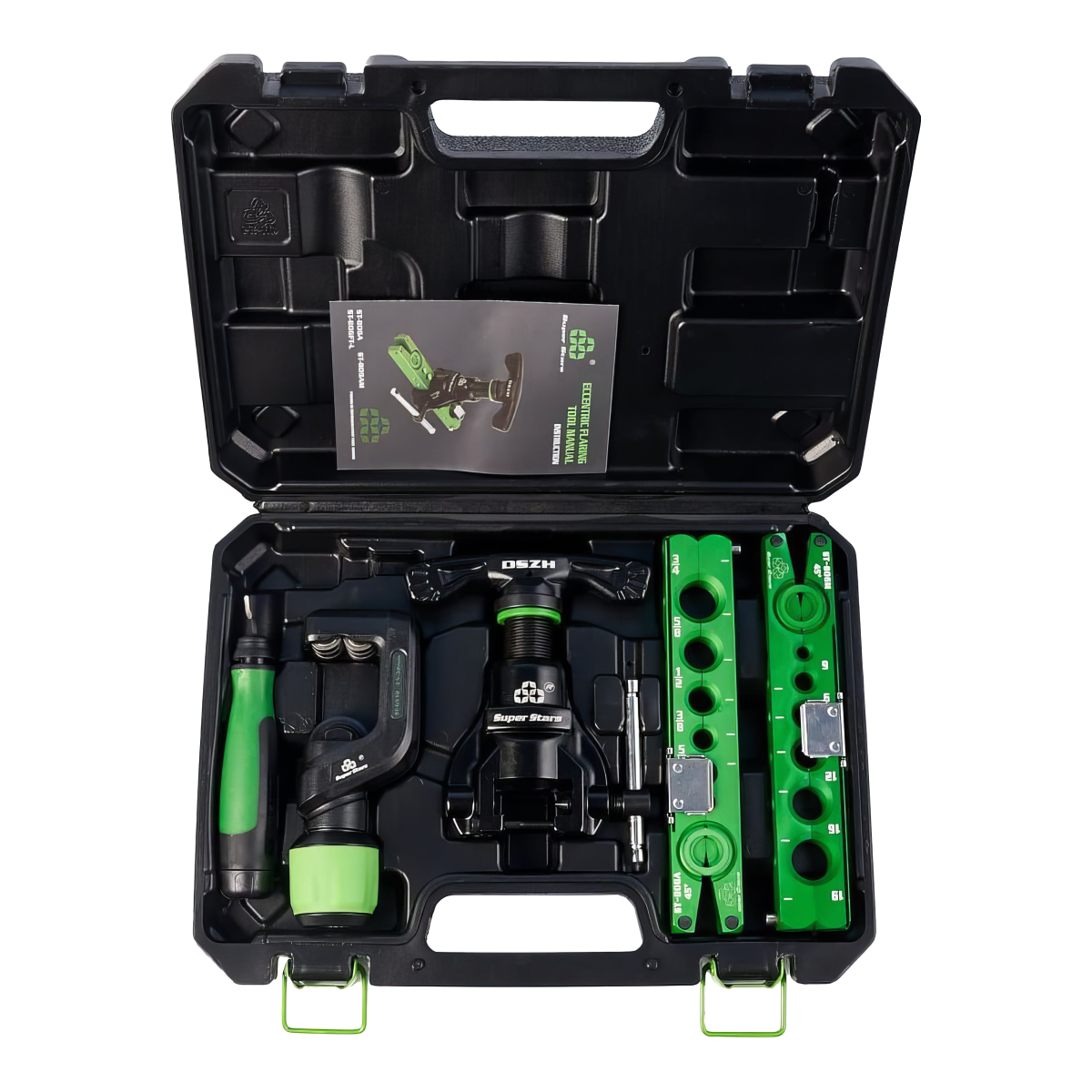 Вальцовка эксцентриковая Ballu Super Stars ST-806FT-L (1/4" - 3/4"; 6 - 19мм; облегченная, с ограничителем подачи трубы; с труборезом и риммером в кейсе)