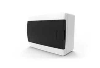 T-Plast QUEL ЩРН-П бокс на 6 мод., черная прозрачная дверь IP41