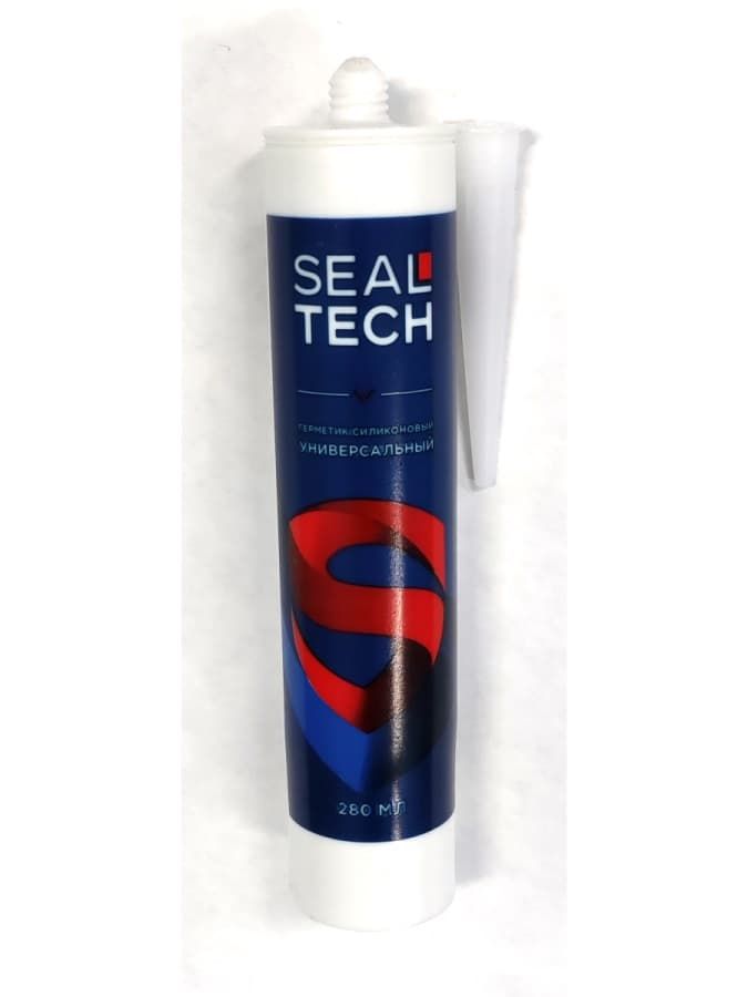 Герметик Sealtech 280мл силиконовый универсальный, прозрачный