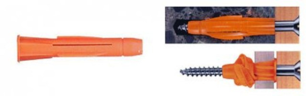 Дюбель распорный 12x71 (тип U-полипропилен, 250 штук в упаковке)