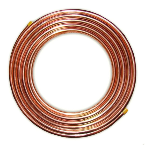 Труба медная 7/8" РЗОЦМ ASTM B68 (22,23 x 0,89мм) бухта 15м