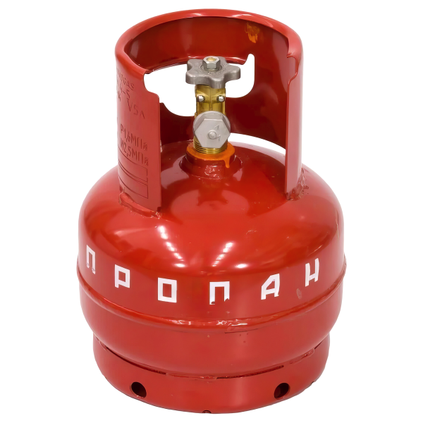 Пропан, новый баллон 5 л (заправлен)