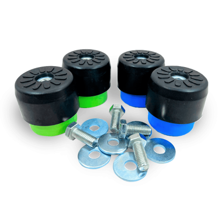 Антивибрационные опоры RF-PMM40 (4 шт, до 40 кг, зеленые и синие)