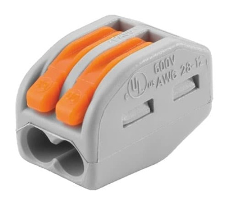 Соединительная клемма WAGO 222-412 (б/пасты на 2 провода)