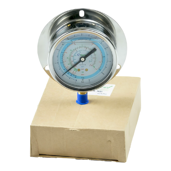 Мановакуумметр с силиконом BCJL-NSl-80 (R22; R134a; R404A; R407C, R507A) (021256)