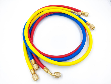 Манометрический коллектор Value VMG-2-R410A-B (R22, R134a, R410a, R407C; 2-х вентильный; 3 шланга 120см; манометры 68мм; упак. кейс)