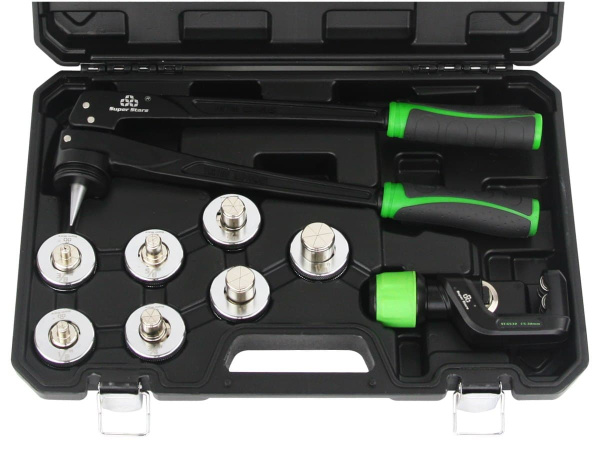 Труборасширитель рычажный Ballu Super Stars ST-100A (3/8", 1/2", 5/8", 3/4", 7/8", 1",1_1/8"; труборез ST-G532, риммер CT-207)