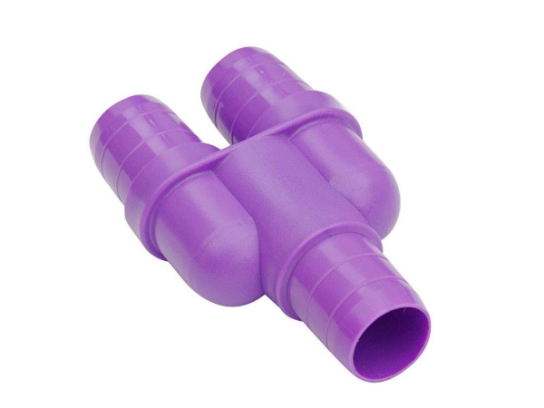 Тройник дренажный PROFcool Ø16мм Y образный (фиолетовый)