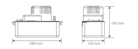 Помпа дренажная Energolux DRP04T520 (накопительная 2,3л, 520л/ч)