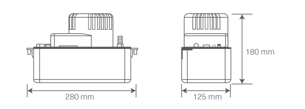 Помпа дренажная Energolux DRP04T520 (накопительная 2,3л, 520л/ч)