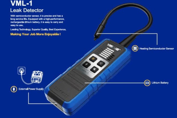 Течеискатель фреона электронный Value VML-1 (R22, R32, R134A, R404A, R410A, R407C, R600a и тд.)