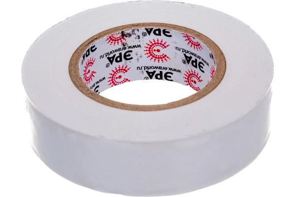 Изолента ПВХ Эра 19мм х 20м, белая
