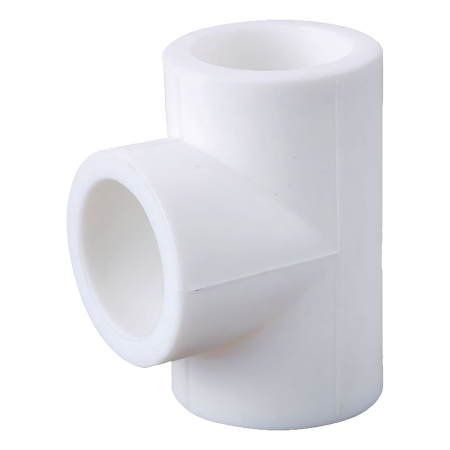 Тройник Valfex 50мм белый