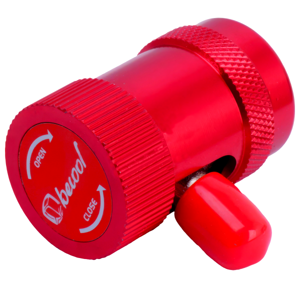 Быстросъёмная муфта Becool ВД с вентилем А/С 1/4" SAE 90° BC-QH