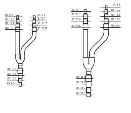 Рефнет-разветвитель универсальный Y2 (комплект)