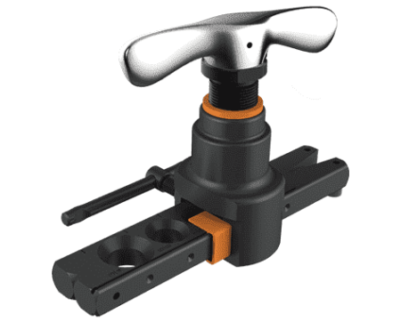 Вальцовка эксцентриковая Value VFT-808U-I (1/4" - 3/4"; с ограничителем подачи трубы; в кейсе)