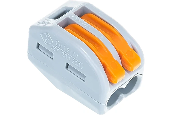 Соединительная клемма WAGO 222-412 (б/пасты на 2 провода)