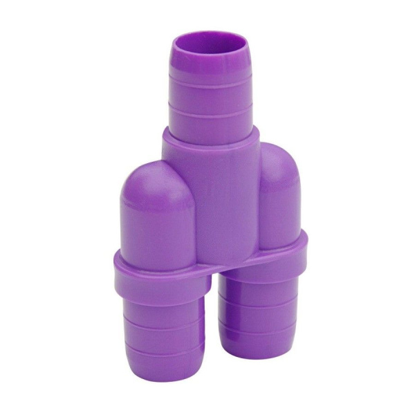 Тройник дренажный PROFcool Ø16мм Y образный (фиолетовый)