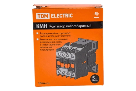 Контактор TDM КМН-11211 12А 230В/АС3 1НЗ