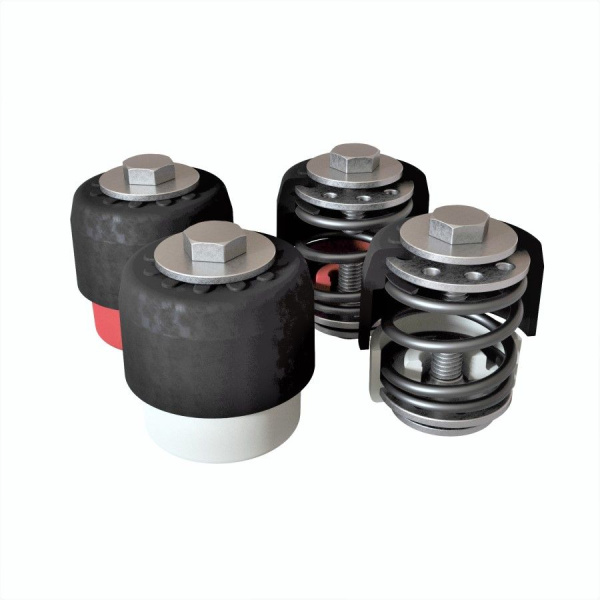 Антивибрационные опоры RF-PMM120 (4 шт, 65 - 120 кг, белые и красные)