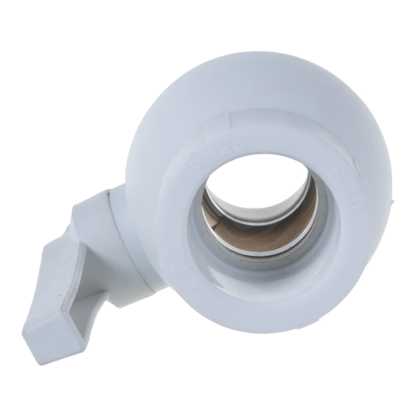 Кран Valfex шаровой 40мм белый