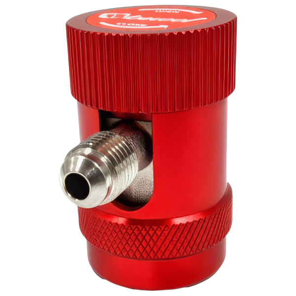 Быстросъёмная муфта Becool ВД с вентилем А/С 1/4" SAE 90° BC-QH