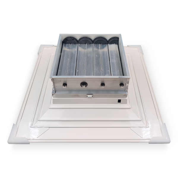 Алюминиевый потолочный диффузор 4-АПР 600х600мм (с КРВ)