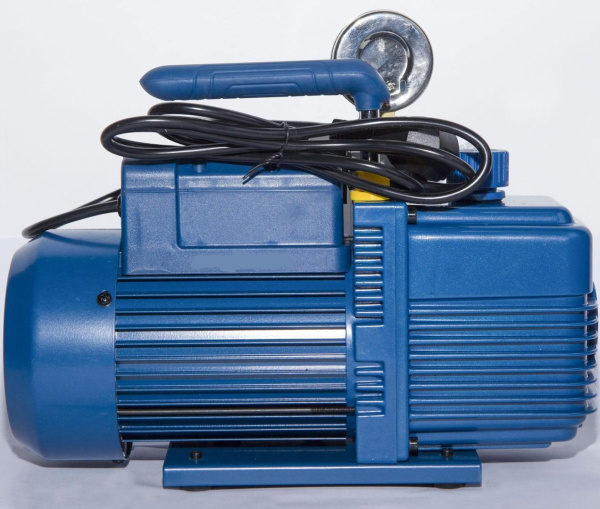 Вакуумный насос Value VI-240SV (2ст; 100 л/мин; 2 Па; 10.5 кг, вакуумметр, соленоидный вентиль)