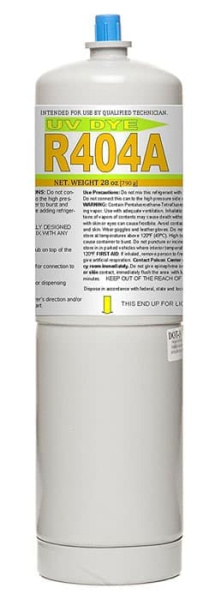 Фреон R404A, баллон 0,85 кг с клапаном