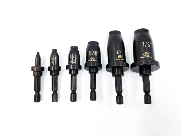 Super Stars ST-E900S набор насадок 1/4", 3/8", 1/2", 5/8", 3/4", 7/8" для расширения трубы