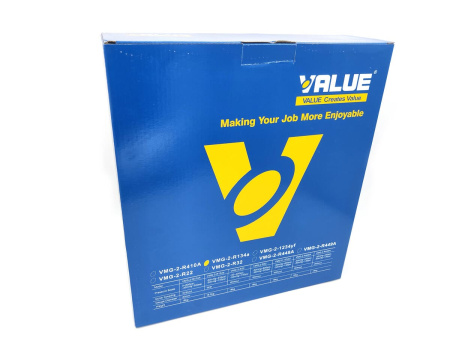 Манометрический коллектор VALUE VMG-2-R134A (2-х вентильный; 3 шланга 120 см; вентили быстросъемные, манометры 80 мм; упак. кейс)