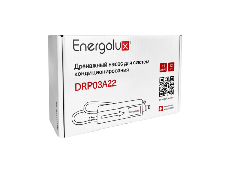 Помпа дренажная Energolux DRP03A22 (проточная, 22 л/ч, 19 Дб)