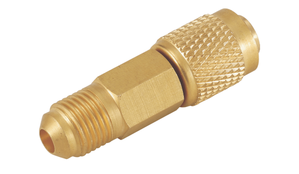 Адаптер Value V-07 (прямой, штуцер 1/4"-R22; гайка 5/16"-R410A)
