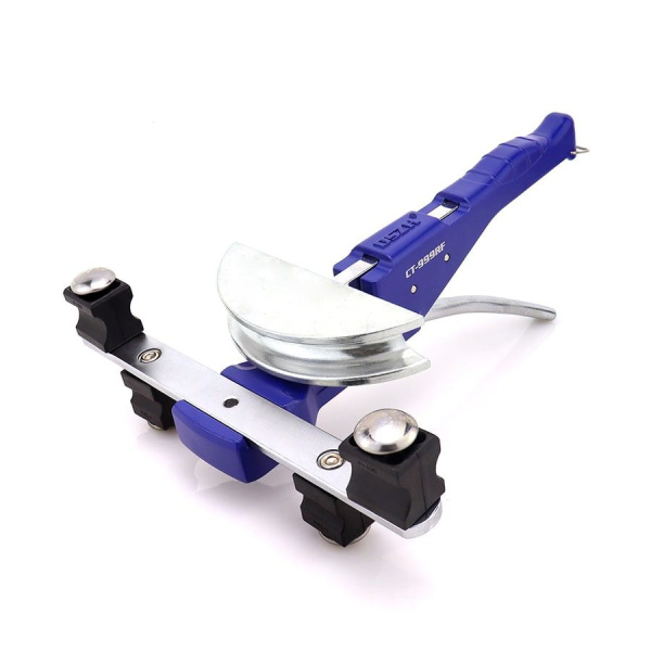 Трубогиб арбалетный с реверсом DSZH CT-999RF (алюминиевые колодки 1/4"; 5/16"; 3/8"; 1/2"; 5/8"; 3/4"; 7/8", в кейсе с труборезом и риммером)