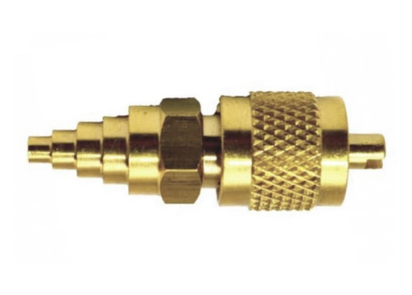 Штуцер с клапаном Шредера CT-7000A (под трубку 3/16"; 1/4"; 5/16"; 3/8"; 1/2")