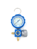 Манометрический коллектор Value VMG-1-S-L (R600, R600A, R290; 1 вентильный, смотровое стекло, манометр низкого давления 68мм; без шлангов)