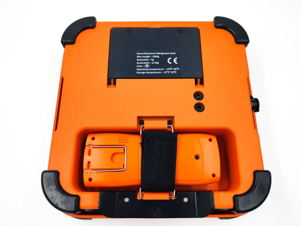 Весы программируемые электронные Elitech LMC-310A с запорным клапаном, до 150 кг (в сумке)