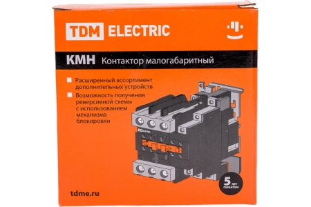 Контактор TDM КМН-48012 80А 400В/АС3 1НО;1НЗ