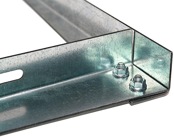 Кронштейн сборный для кондиционера (ЦИНК) 415x450мм сталь 2мм, пара