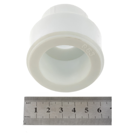 Муфта переходная Valfex 63/32 ВН/НР белая