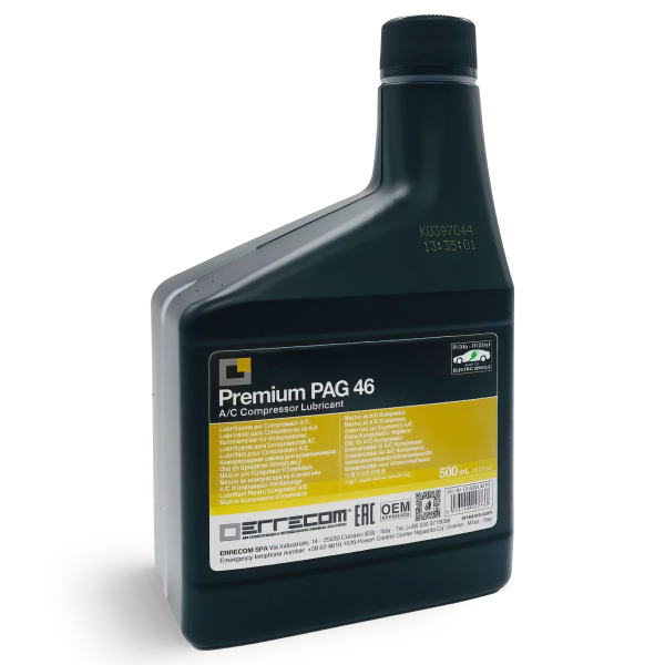 Масло синтетическое ERRECOM PAG 46 0,5L