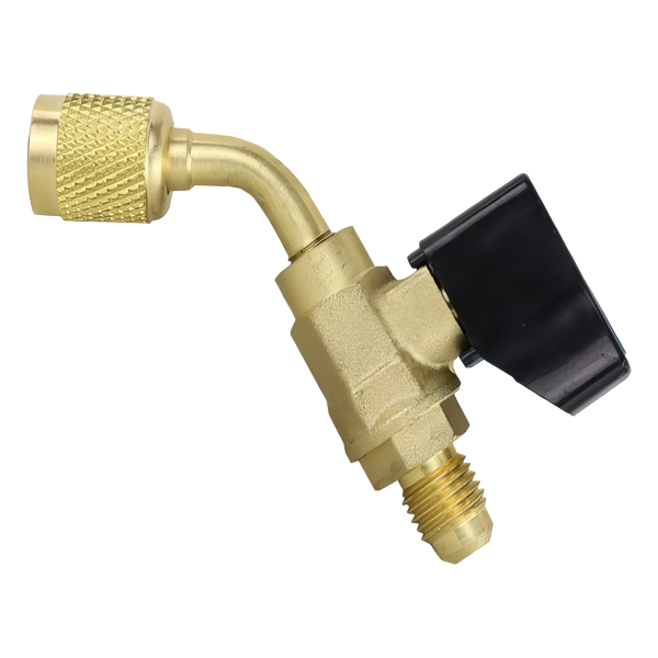 Вентиль-адаптер Value CV-05 (1/4" х 1/4" SAE, 45 градусов) (R22 x R22)