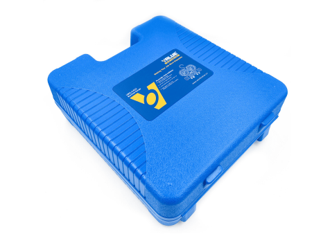 Манометрический коллектор Value VMG-4-R22 (R22, R134A, R404A, R407C; 4-х вентильный; 4 шланга 120 см; манометры 80 мм; упак. кейс)