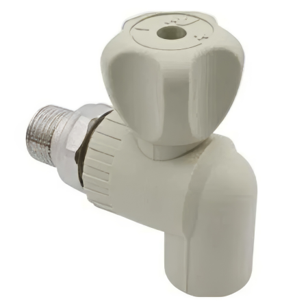 Вентиль Valfex радиаторный угловой 20х1/2 белый (10148020)