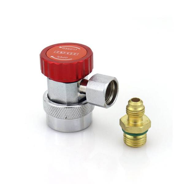 Быстросъёмная муфта с вентилем DSZH QC-19H (с переходником 14мм - 1/4")