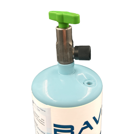 Фреон R134A, баллон 0,65 кг с вентилем