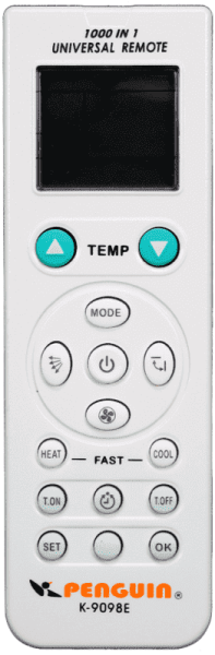 K-9098E (universal 1000 in 1) ПДУ для кондиционеров