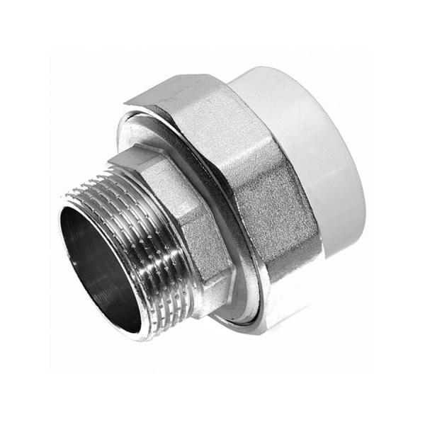 Муфта комб.разъём.(американка) Valfex с наружной резьбой  32x3/4" белая